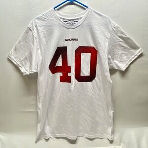 Arizona Cardinals NFL Shirt Tillman 40 Large White Football Mitchell & Ness NWOT